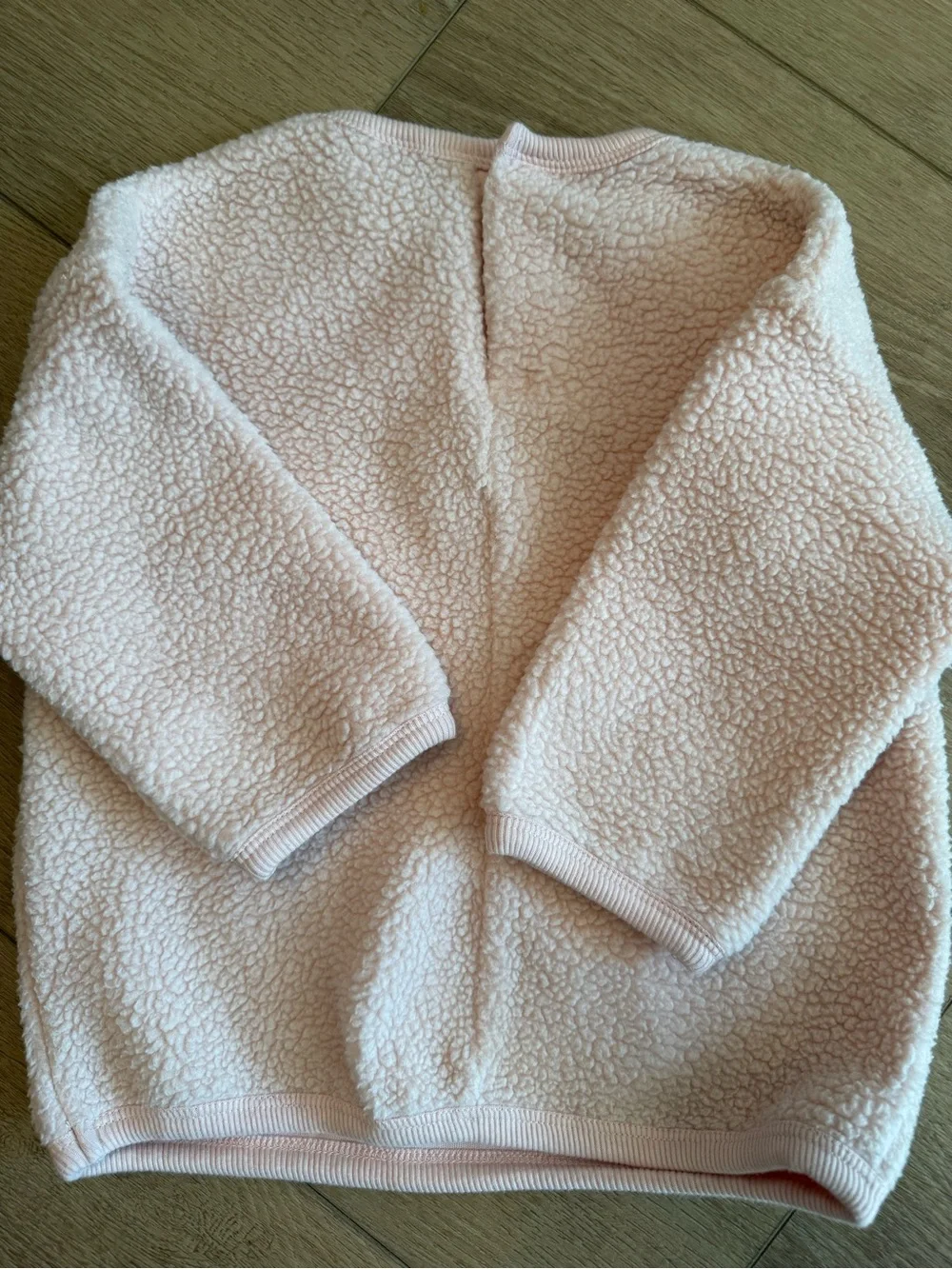 H&M Baby Pink Fleece Top & Leggings Set